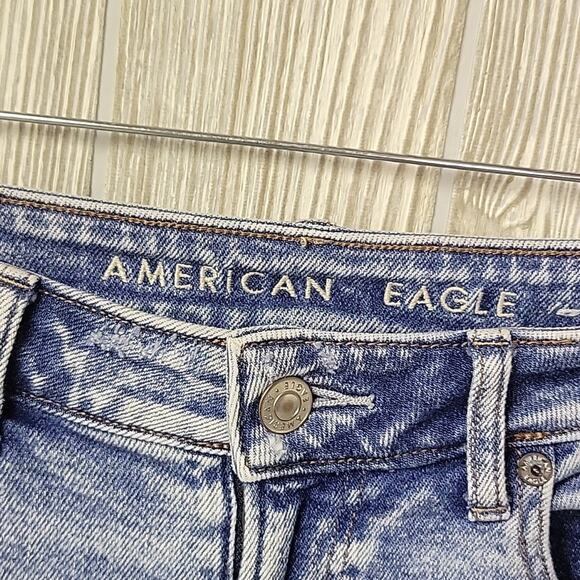 American Eagle Outfitters Slight Distressed Mom Jean Womens 8 - Picture 4 of 11